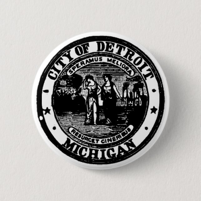 Detroit Seal Button (Front)