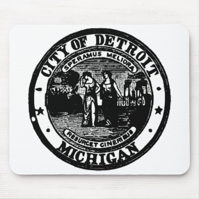 Detroit Seal Mouse Pad (Front)