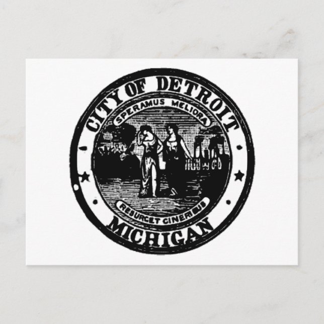 Detroit Seal Postcard (Front)