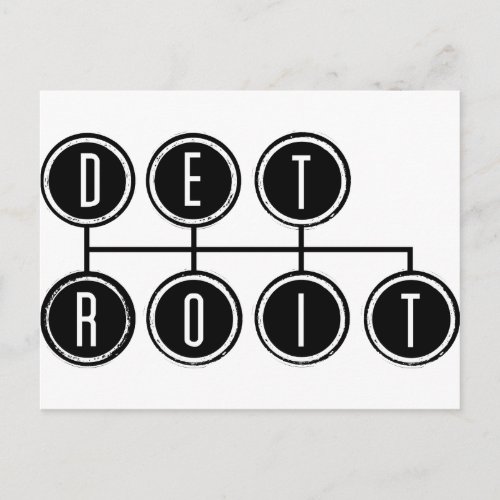 Detroit Shifter Postcard