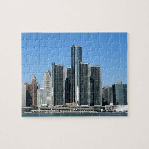 Detroit Skyline 4 Jigsaw Puzzle