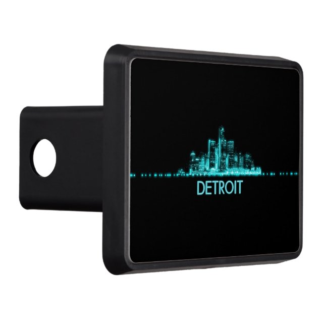 Detroit Skyline Hitch Cover (Right)