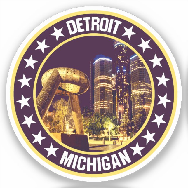 Detroit                                            sticker (Front)