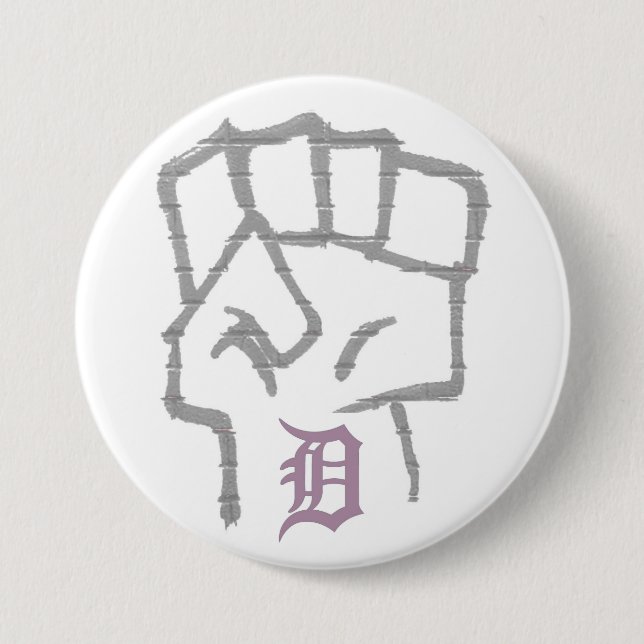 Detroit Struggle (button) Pinback Button (Front)