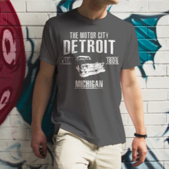 Detroit T-shirt by KDRTRAVEL at Zazzle