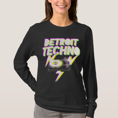 Detroit Techno House Music Festival Favorite Edm D T_Shirt