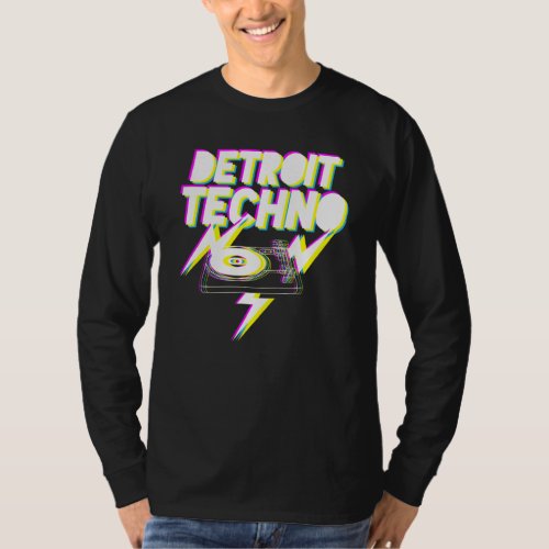 Detroit Techno House Music Festival Favorite Edm D T_Shirt
