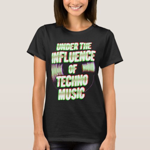 Detroit Techno House Music Festival Influence EDM T_Shirt