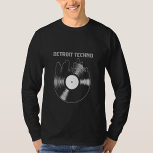 Detroit Techno House Music Festival Sky Edm Dj T-Shirt