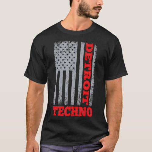 Detroit Techno House Music Festival Tech Life T_Shirt