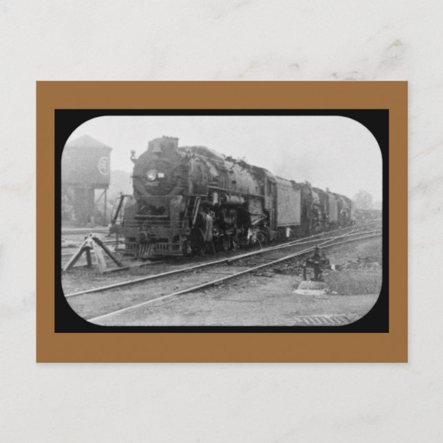 Detroit Terminal Railroad Locomotive Postcard (Front)