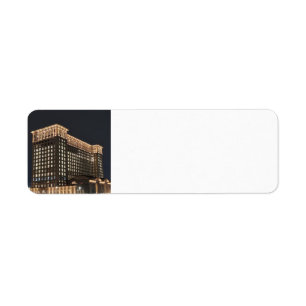 Detroit Train Station Label
