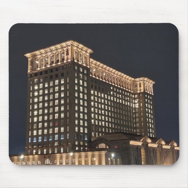 Detroit Train Station Mouse Pad (Front)