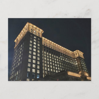 Detroit Train Station Postcard