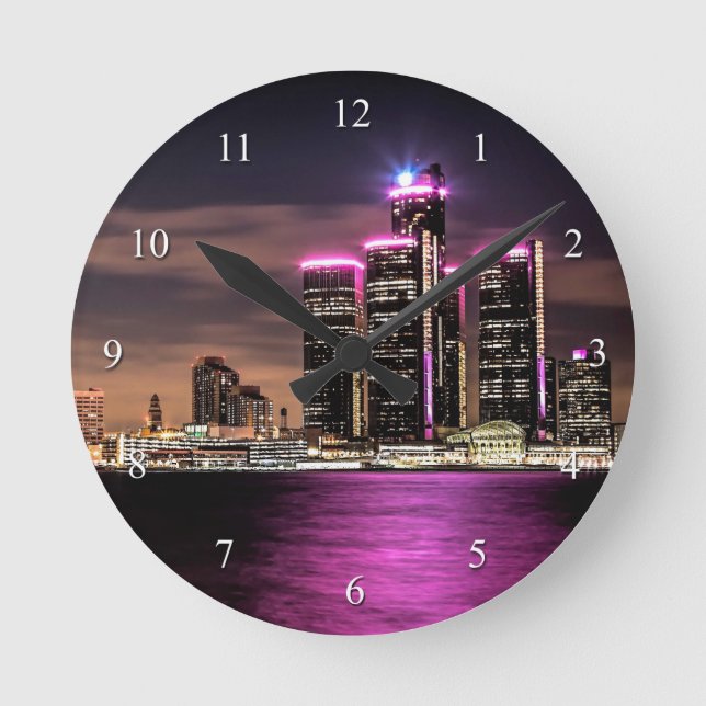 Detroit Wall Clock (Front)