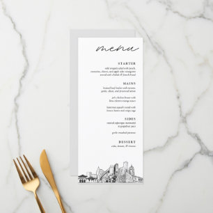 Detroit Wedding Dinner Menu