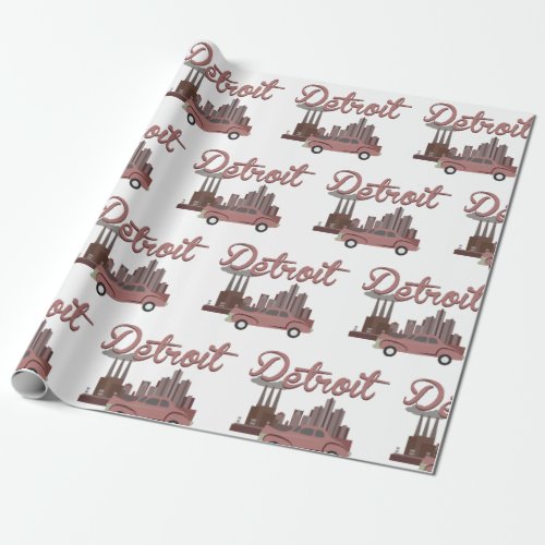 Detroit Wrapping Paper