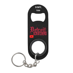 DetroitScratchers Bottle opener/Keychain/Scratcher Keychain Bottle Opener