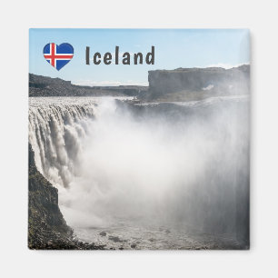 Dettifoss Waterfall in Vatnajokull NP - Iceland Magnet