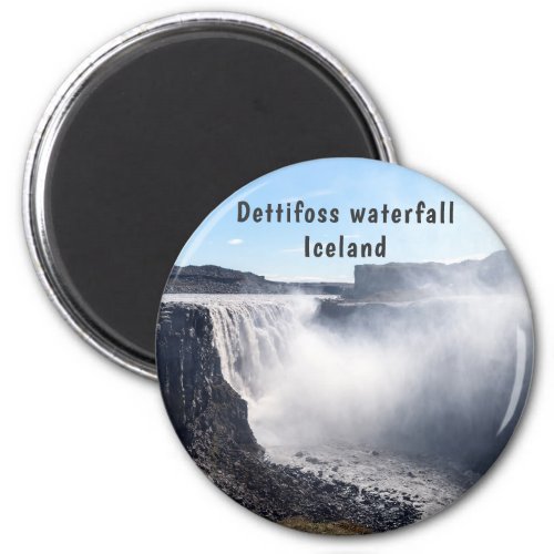Dettifoss Waterfall in Vatnajokull NP _ Iceland Magnet
