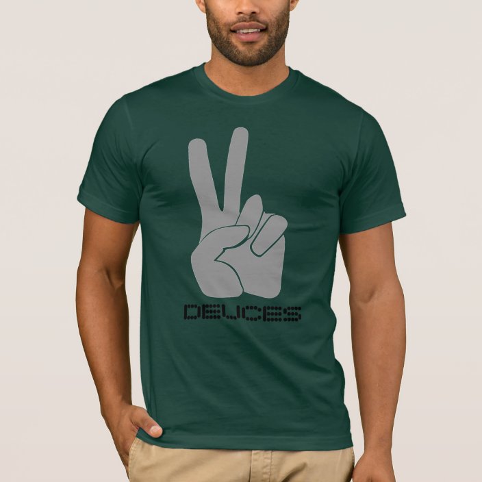 peace fingers shirt