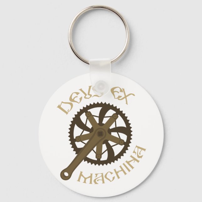 Deus ex machina keychain (Front)