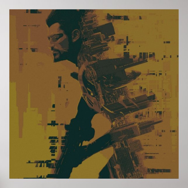 Deus Ex Mankind Divided v2 Poster (Front)