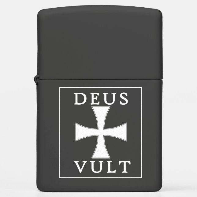 Deus Vult - Zippo Lighter (Front)
