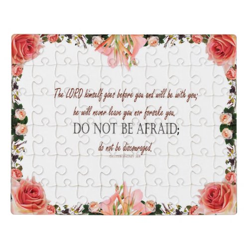 Deuteronomy 318 do not be afraid Puzzle