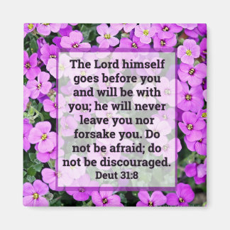 Deuteronomy 31:8 Magnet