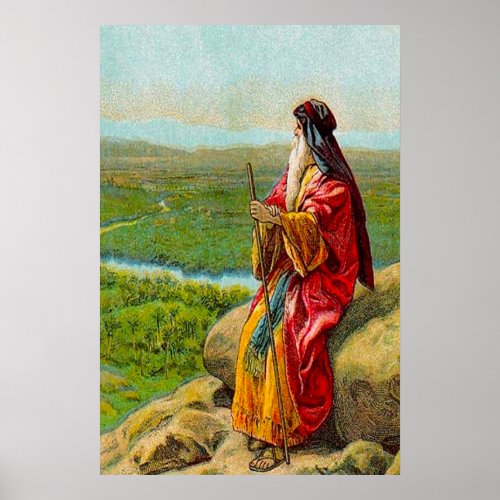 Deuteronomy 34 The Death of Moses poster