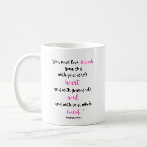 Deuteronomy 65 Coffee Mug