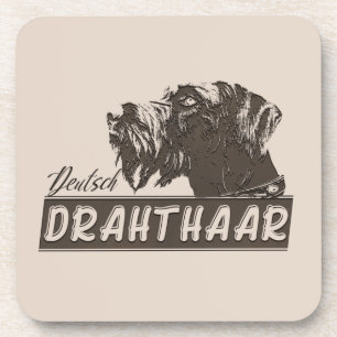 Deutsch Drahthaar Beverage Coaster