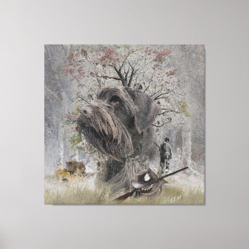 Deutsch Drahthaar     Canvas Print