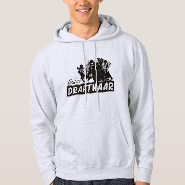 Deutsch Drahthaar Hoodie (Front)