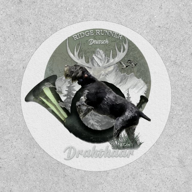 Deutsch Drahthaar  Patch (Front)