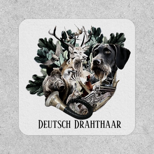Deutsch Drahthaar  Patch (Front)