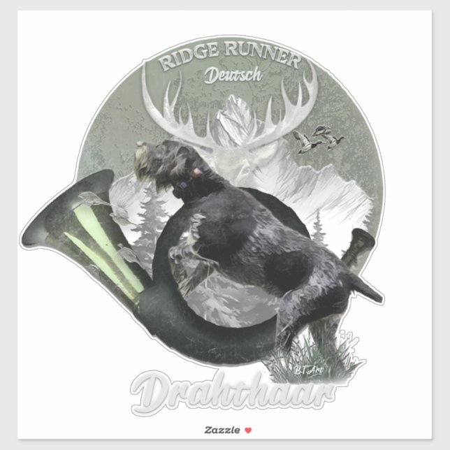 Deutsch Drahthaar  Sticker (Sheet)