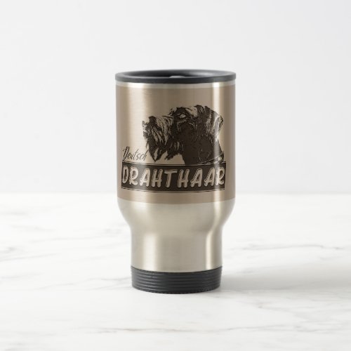 Deutsch Drahthaar  Travel Mug