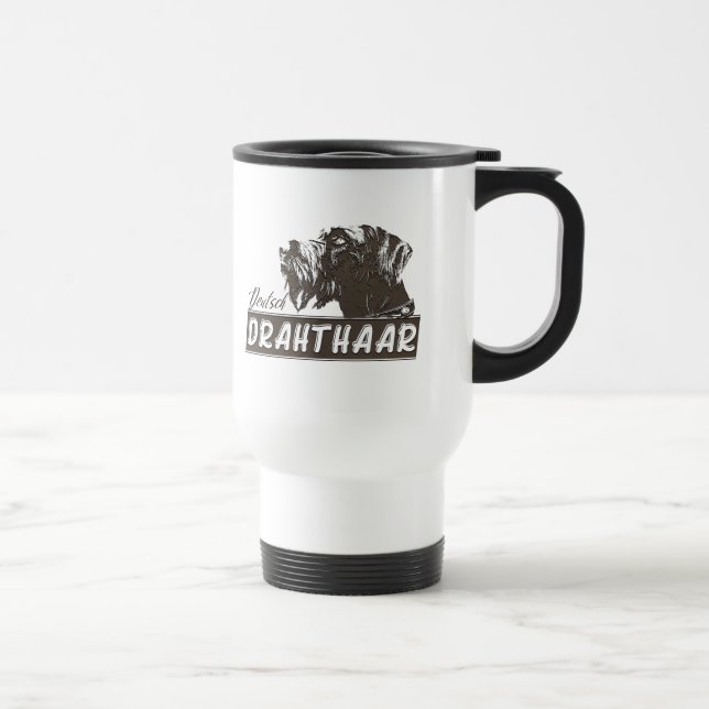 Deutsch Drahthaar  Travel Mug (Right)