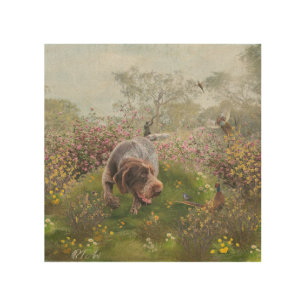 Deutsch Drahthaar  Wood Wall Art