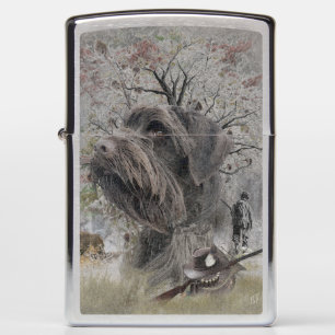 Deutsch Drahthaar Zippo Lighter