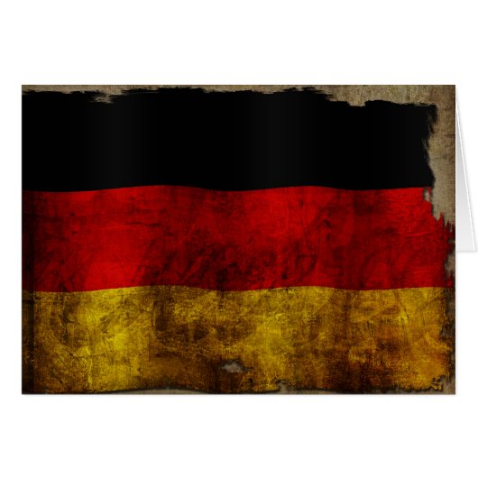 Deutsch Flagge - Vintage... Cards (Front Horizontal)