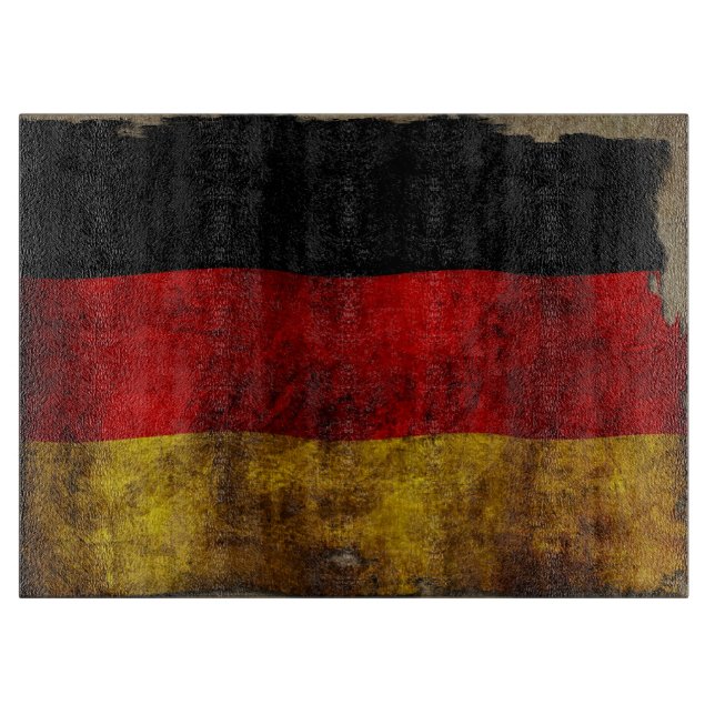 Deutsch Flagge - Vintage... Cutting Board (Front)