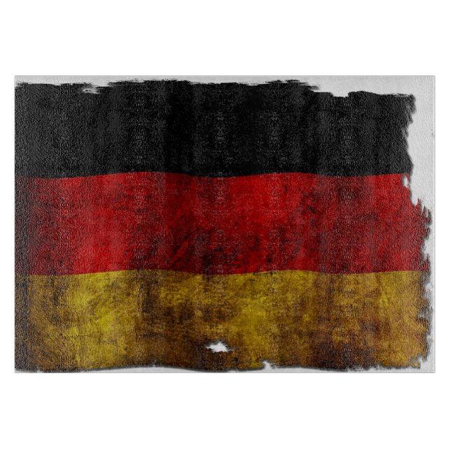 Deutsch Flagge - Vintage... Cutting Board (Front)