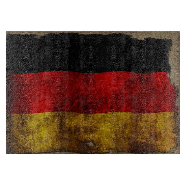 Deutsch Flagge - Vintage... Cutting Board (Front)