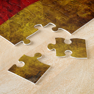 Deutsch Flagge - Vintage... Jigsaw Puzzle