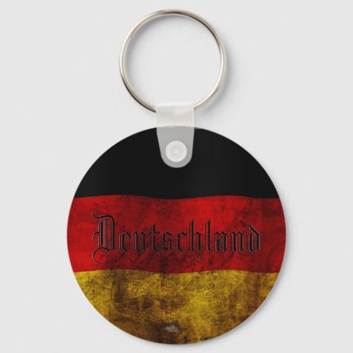 Deutsch Flagge _ Vintage Keychain
