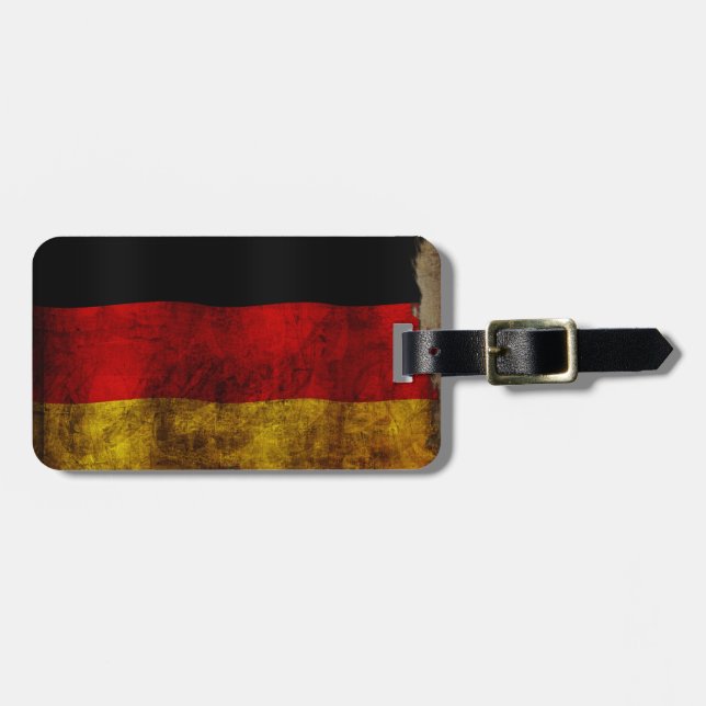 Deutsch Flagge - Vintage... Luggage Tag (Front Horizontal)
