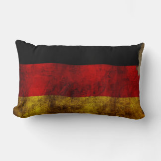Deutsch Flagge - Vintage... Lumbar Pillow
